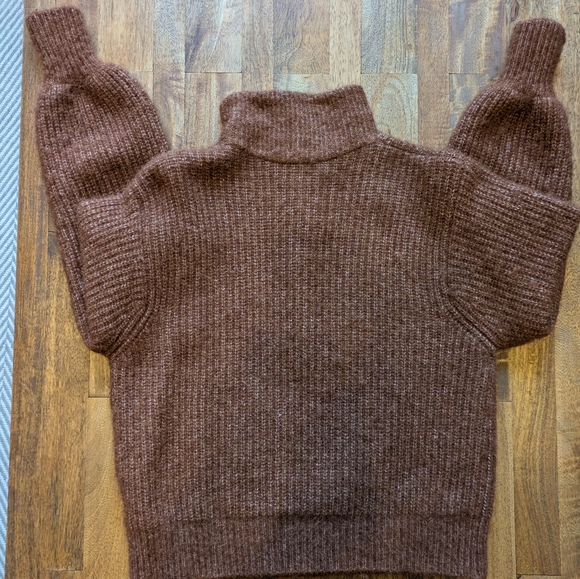 Sezane Micky Jumper in Hazelnut - Picture 8 of 15